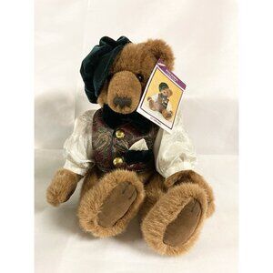 Vintage HOUSE OF LLOYD "Bearnard" Paisley Vest Plush Bear with Tags
